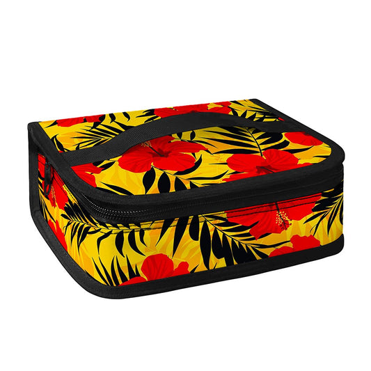 Hawaiian Hibiscus Flowers Pattern Print Small Lunch Bag