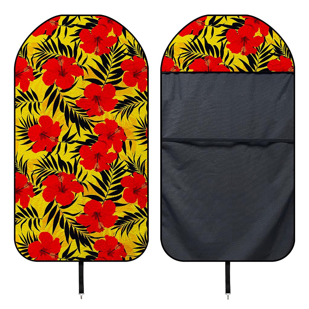 Hawaiian Hibiscus Flowers Pattern Print Waterproof Car Seat Cover
