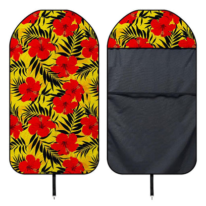 Hawaiian Hibiscus Flowers Pattern Print Waterproof Car Seat Cover