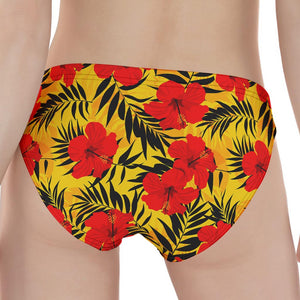 Hawaiian Hibiscus Flowers Pattern Print Women's Panties