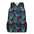 Hawaiian Palm Leaves Pattern Print 17 Inch Backpack