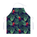 Hawaiian Palm Leaves Pattern Print Adjustable Apron