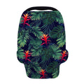 Hawaiian Palm Leaves Pattern Print Baby Seat Cover