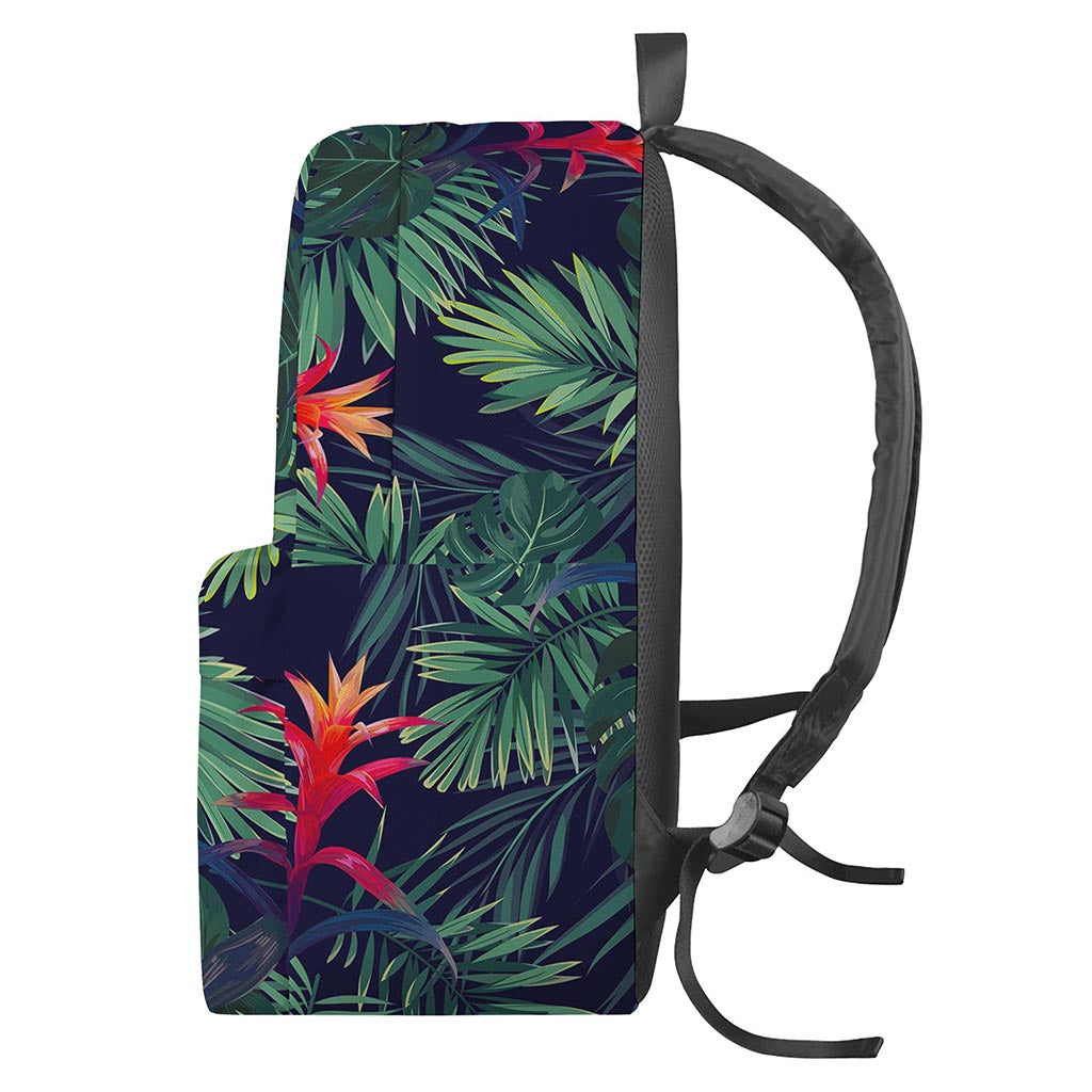 Hawaiian Palm Leaves Pattern Print Backpack