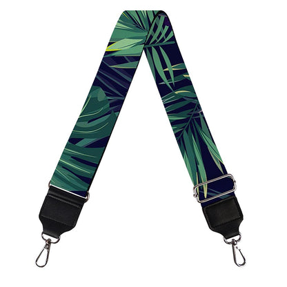 Hawaiian Palm Leaves Pattern Print Bag Strap