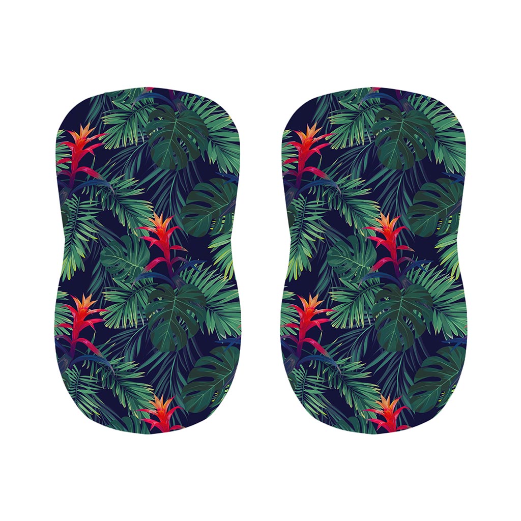 Hawaiian Palm Leaves Pattern Print Bar Stool Covers