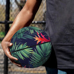 Hawaiian Palm Leaves Pattern Print Basketball