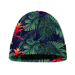Hawaiian Palm Leaves Pattern Print Beanie