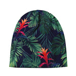 Hawaiian Palm Leaves Pattern Print Beanie