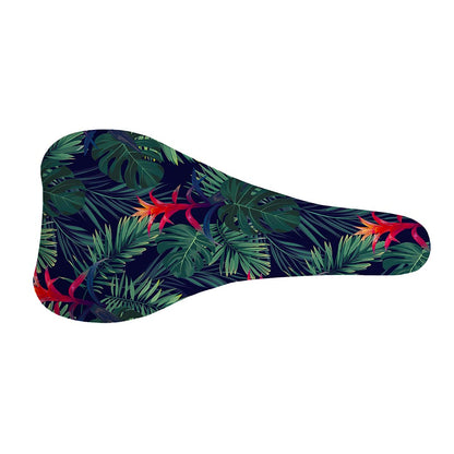 Hawaiian Palm Leaves Pattern Print Bicycle Seat Cover