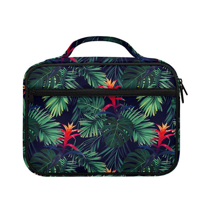 Hawaiian Palm Leaves Pattern Print Briefcase Bible Bag