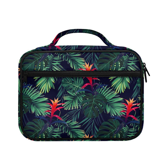 Hawaiian Palm Leaves Pattern Print Briefcase Bible Bag