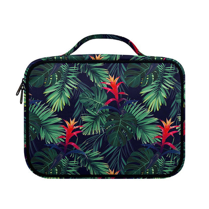 Hawaiian Palm Leaves Pattern Print Briefcase Bible Bag