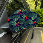 Hawaiian Palm Leaves Pattern Print Car Side Mirror Covers