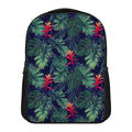 Hawaiian Palm Leaves Pattern Print Casual Backpack