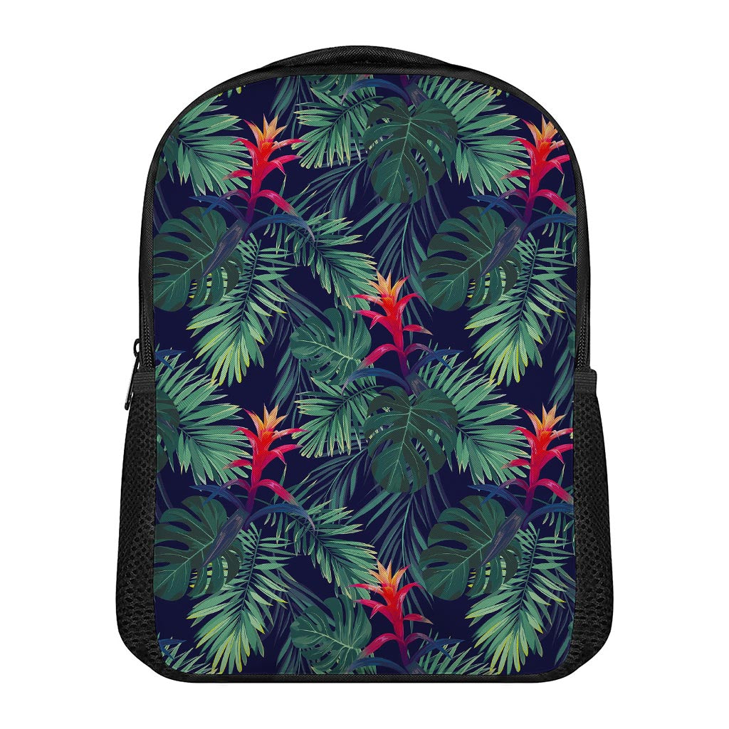 Hawaiian Palm Leaves Pattern Print Casual Backpack