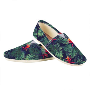 Hawaiian Palm Leaves Pattern Print Casual Shoes