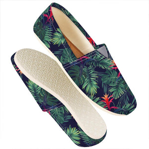 Hawaiian Palm Leaves Pattern Print Casual Shoes