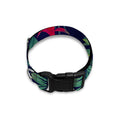 Hawaiian Palm Leaves Pattern Print Dog Collar