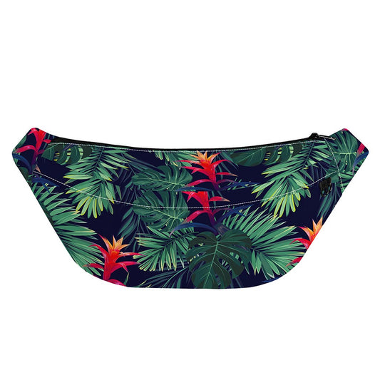 Hawaiian Palm Leaves Pattern Print Fanny Pack