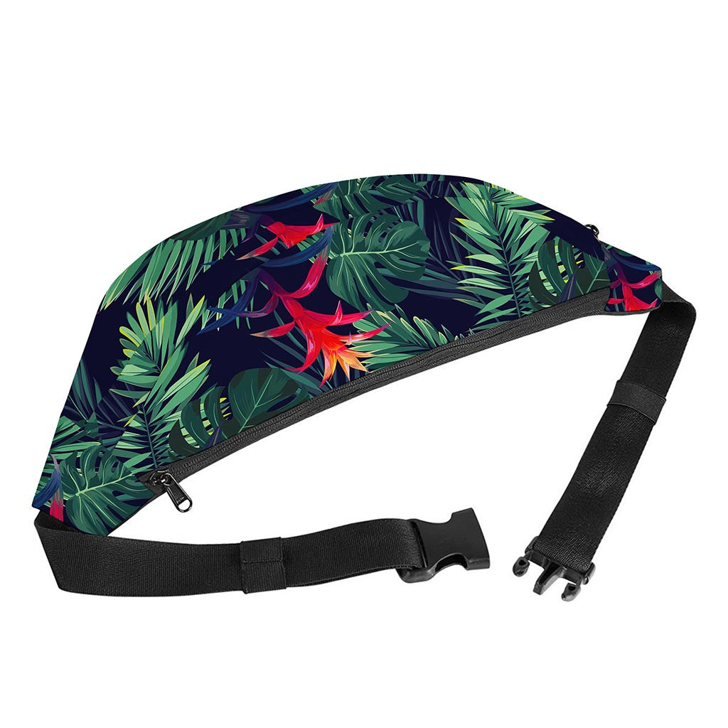 Hawaiian Palm Leaves Pattern Print Fanny Pack