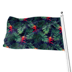 Hawaiian Palm Leaves Pattern Print Flag