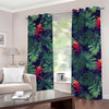 Hawaiian Palm Leaves Pattern Print Grommet Curtains