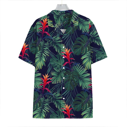 Hawaiian Palm Leaves Pattern Print Hawaiian Shirt