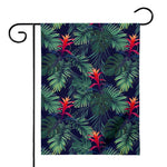 Hawaiian Palm Leaves Pattern Print House Flag