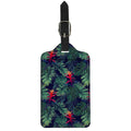 Hawaiian Palm Leaves Pattern Print Luggage Tag
