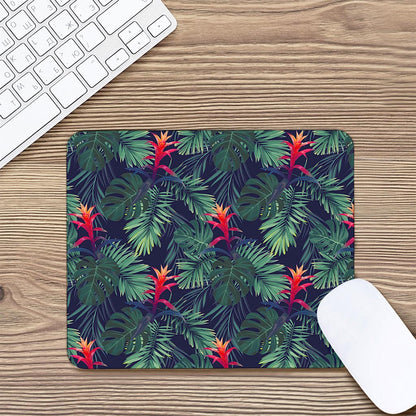 Hawaiian Palm Leaves Pattern Print Mouse Pad