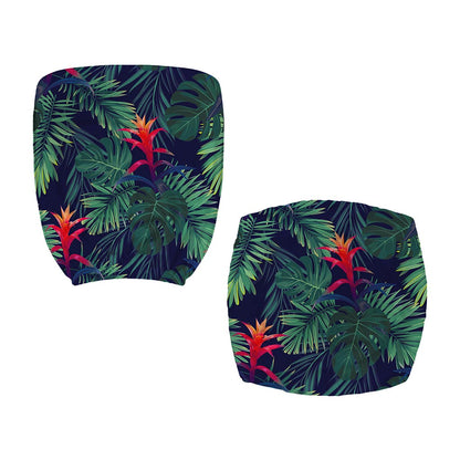 Hawaiian Palm Leaves Pattern Print Office Chair Cover