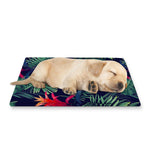Hawaiian Palm Leaves Pattern Print Pet Cooling Mat Cover