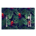 Hawaiian Palm Leaves Pattern Print Placemat