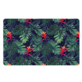 Hawaiian Palm Leaves Pattern Print Polyester Doormat