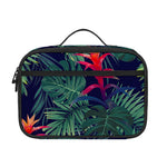 Hawaiian Palm Leaves Pattern Print Portable Lunch Bag