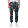 Hawaiian Palm Leaves Pattern Print Joggers