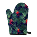 Hawaiian Palm Leaves Pattern Print Single Oven Mitt