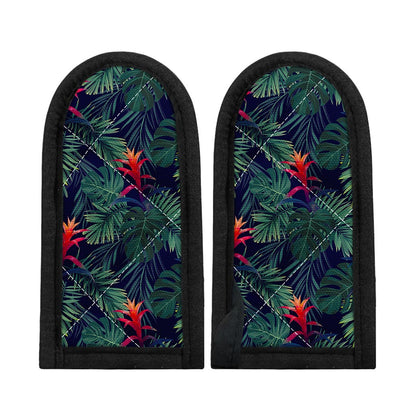 Hawaiian Palm Leaves Pattern Print Skillet Handle Cover