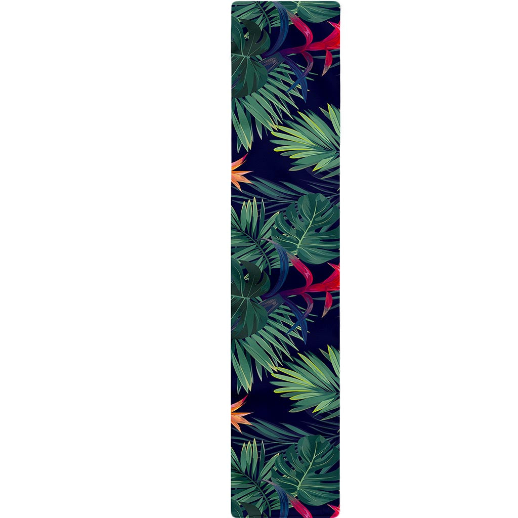 Hawaiian Palm Leaves Pattern Print Table Runner