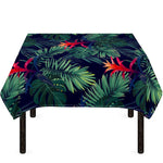 Hawaiian Palm Leaves Pattern Print Tablecloth