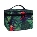 Hawaiian Palm Leaves Pattern Print Travel Makeup Bag