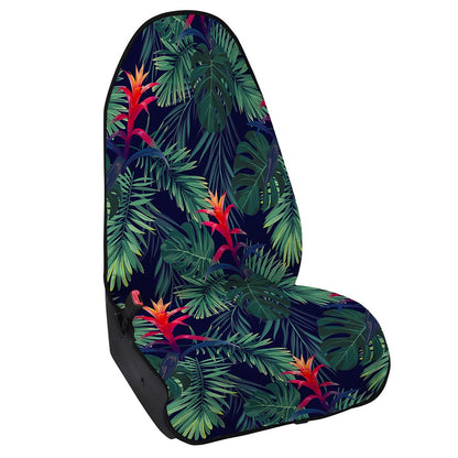 Hawaiian Palm Leaves Pattern Print Waterproof Car Seat Cover