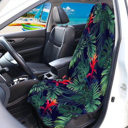 Hawaiian Palm Leaves Pattern Print Waterproof Car Seat Cover