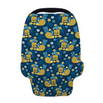 Hawaiian Tiki Pattern Print Baby Seat Cover