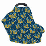 Hawaiian Tiki Pattern Print Baby Seat Cover