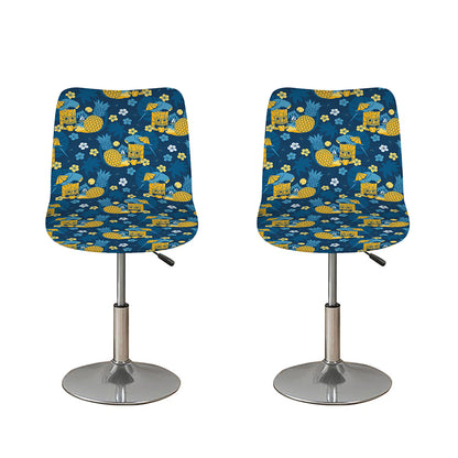 Hawaiian Tiki Pattern Print Bar Stool Covers
