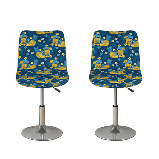 Hawaiian Tiki Pattern Print Bar Stool Covers