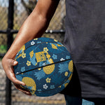 Hawaiian Tiki Pattern Print Basketball