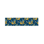 Hawaiian Tiki Pattern Print Bed Runner